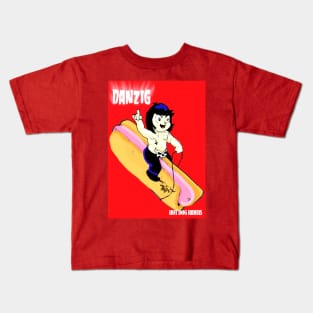 Danzig hot dog riders Kids T-Shirt